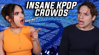 KPOP Fans are different Waleska amp Efra react to The Best KPOP Concerts Lighstick Oceans  EXO BTS [upl. by Savanna]