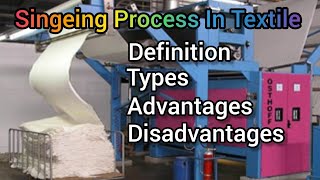 What Is Singeing In Textile Types of Singeing Process [upl. by Suolevram]