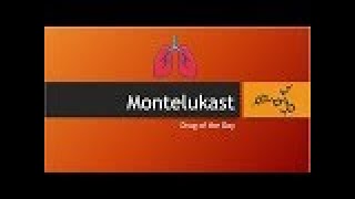 Montelukast  Leukotriene anatagonist  Drug of the Day [upl. by Holds]