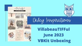 VillabeauTIFFul Unboxing En Plein Air VBKit June 2023 [upl. by Ahsieket]