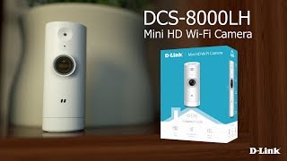 DLink Mini HD WiFi Camera DCS8000LH [upl. by Srevart921]