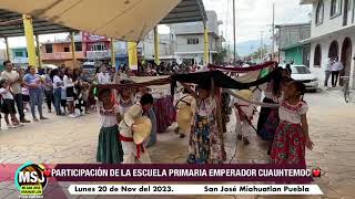 ❤️Participación de la Escuela Primaria emperador Cuauhtemoc de Mi San Jose Miahuatlan ❤️ [upl. by Nevil]