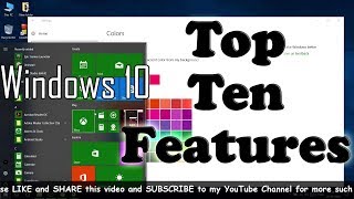 Top 10 Features That Every Windows 10 User Must Know  Ten Best Features [upl. by Lleryd472]