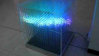 3D LED RGB Arduino Cube 16x16x16 [upl. by Nner]