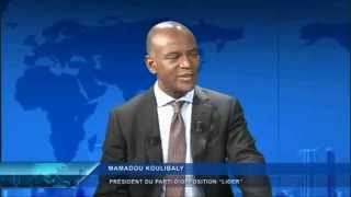 Mamadou Koulibaly LIDER invité du journal de 3A Télésud  Juillet 2014 [upl. by Mcconaghy]