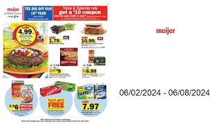 Meijer Weekly Ad US  06022024  06082024 [upl. by Hiamerej]