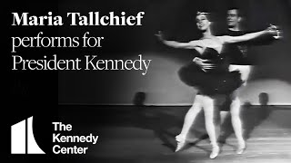 Ballerina Maria Tallchief performs for President John F Kennedy 1962  The Kennedy Center [upl. by Anialeh374]