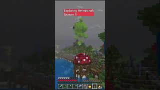 Exploring The Spawn in Minecraft Hermitcraft Season 9 World minecraft shorts [upl. by Sanburn]