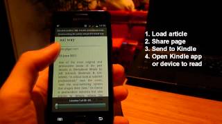 Push to Kindle Send web articles to your Kindle [upl. by Nilac]