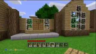 Minecraft 360 Wooden House Time LapseTutorial [upl. by Nanji]