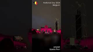 Shorts Celebrate Belgium  National Day 2024 Fireworks  Drone  Laser [upl. by Danell]