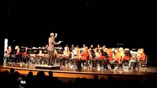 7th8th Grade Bands Combined  Fallbrook March  Nov 17 2015 [upl. by Nnodnarb]