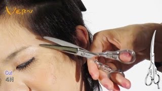 How to cut asymmetrical pixie short women haircut by Cherry 日韓小臉女短髮型設計 Vern Hairstyles 07 [upl. by Burt162]