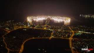 Dubai New Year Fireworks 2014  World Record 4K [upl. by Gardy]