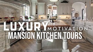 Mansion Kitchen Tours  Dream Kitchens Compilation [upl. by Pierette]