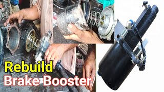 How to Repair Brake Servo with Small Tools  Repairing Brake Booster [upl. by Hasin]