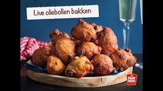 Live oliebollen bakken met Koopmans [upl. by Ylebmik63]