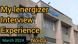 My ienergizer interview experience March 2024 interview  Noida interview ienergizer interview [upl. by Gerrie]