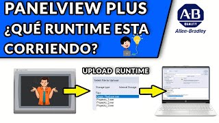 🔵✅PANELVIEW PLUS ¿CUÁL RUNTIME ESTA CORRIENDO [upl. by Truda890]