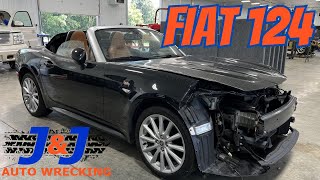 2017 Fiat 124 Spider Lusso Part Out J amp J Auto Wrecking Test Video Stock  RHFA148 [upl. by Delastre772]