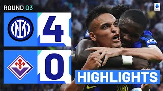 InterFiorentina 40  Lautaro and Thuram shine for Nerazzurri Goals amp Highlights  Serie A 202324 [upl. by Gregoire]