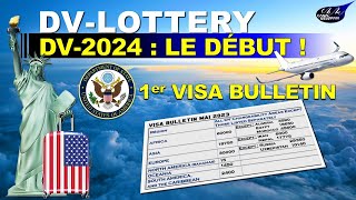 DVLOTTERY 2024 Exclusive  Le premier Visa bulletin dOctobre 2023 [upl. by Tara]