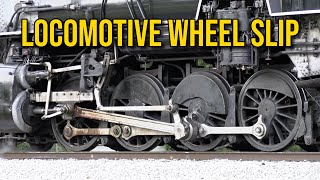 EPIC Steam Locomotive Wheel Slip [upl. by Anitsim]