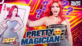 Beautiful Magician Solange Kardinaly Pushes The Boundaries  AGT 2024 [upl. by Odraode]