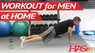 10 Minute Workout For Men At Home  Total Body Workout For Men  Cardio Routine  HASfit 102311 [upl. by Saiff735]