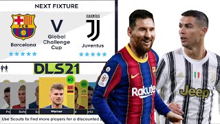 DLS 21  Barcelona vs Juventus  Dream League Soccer 2021 Gameplay [upl. by Atsirak]