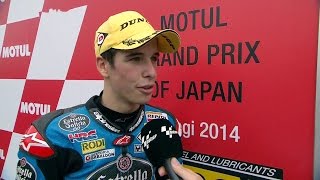 Moto3™ Motegi 2014 – Alex Marquez interview [upl. by Dar134]