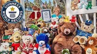 Worlds Largest Teddy Bear Collection  Guinness World Records [upl. by Seiuqram]