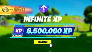 NEW FASTEST XP GLITCH in Fortnite CHAPTER 5 750k a min DO BEFORE ITS GONE 😱🤩 [upl. by Haily886]