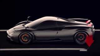 Pagani Huayra  Active Aerodynamics [upl. by Hajidahk768]