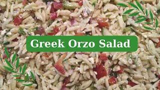 Greek Orzo Salad [upl. by Chancellor]