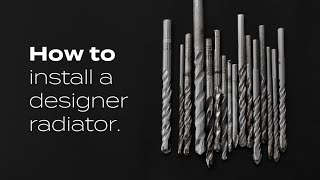 How To Install A Designer Radiator  BestHeating [upl. by Uolyram948]