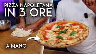 RICETTA PIZZA IN 3 ORE e IMPASTATA A MANO con GigioAttanasio [upl. by Gile]