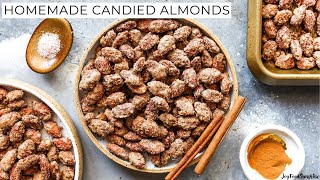 Homemade Candied Almonds Recipe [upl. by Aillil]