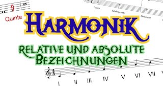 Harmonik Teil I  Einführung in 5 Minuten [upl. by Ahsilahk894]