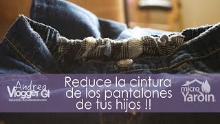 Reducir cintura del pantalón de tus hijos FACIL [upl. by Cherye]