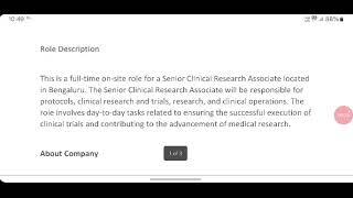 Clinical Research Associate  Zenovel  Senior Clinical Research Associate [upl. by Carlotta]