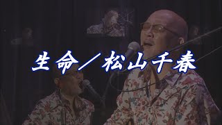 生命／松山千春LIVE（Inochi Life  Chiharu Matsuyama）『40周年記念弾き語りライブ（2016年）』at 日本武道館 [upl. by Yzeerb]