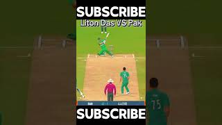 Liton Das VS Pak 🤔Real cricket 24 cricket shortsfeed shorts ytshorts youtubesearch rc24 [upl. by Hnahc742]