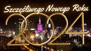 Sylwester ✨ Nowy Rok 2024 ✨ Pokaz fajerwerków w Warszawie [upl. by Ahsein]