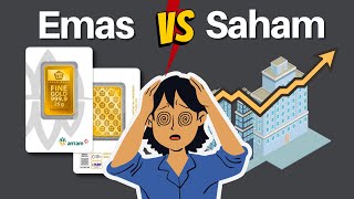 Investasi Saham VS Emas  Mana Yang Lebih Menguntungkan [upl. by Hannis368]