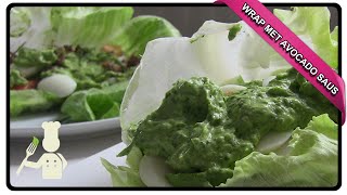 Sla wrap met avocado saus  RECEPT 4 [upl. by Niret608]