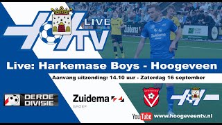 Liveuitzending Harkemase Boys  Hoogeveen [upl. by Ahsyak844]