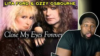 FIRST TIME REACTION  Lita Ford amp Ozzy Osbourne  Close Your Eyes Forever Official Video HD [upl. by Michaelina]