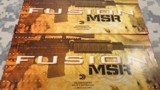 FEDERAL FUSION MSR 223 AMMO OVERVIEW [upl. by Wayne]