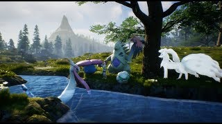 A simple landscape  PokémonUE4 Old [upl. by Nahgam969]